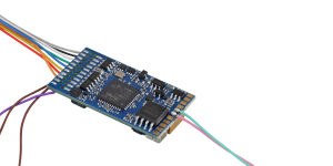 ESU 58210 - H0/0 8-pin NEM652 - LokSound 5 Fx DCC/MM/SX/M4 Leerdecoder, Retail, mit Lautsprecher 11x15mm
